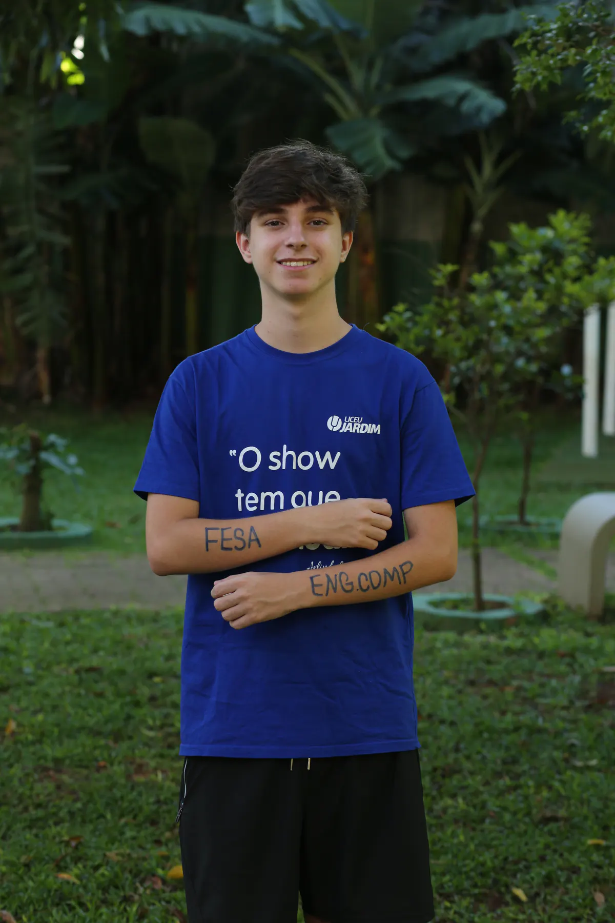 Aluno aprovado do Liceu Jardim 103